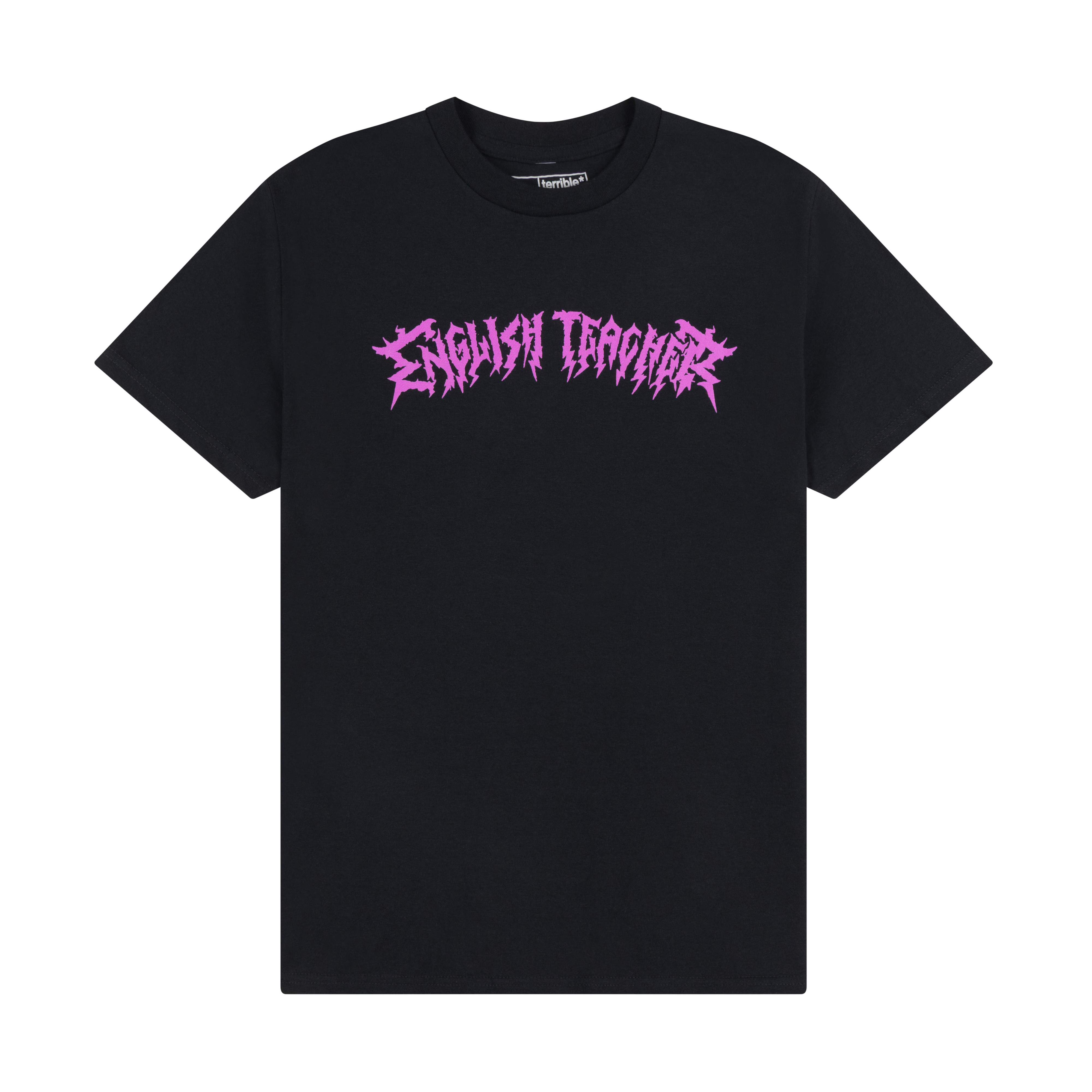 English Teacher - Punk Logo Black T-Shirt