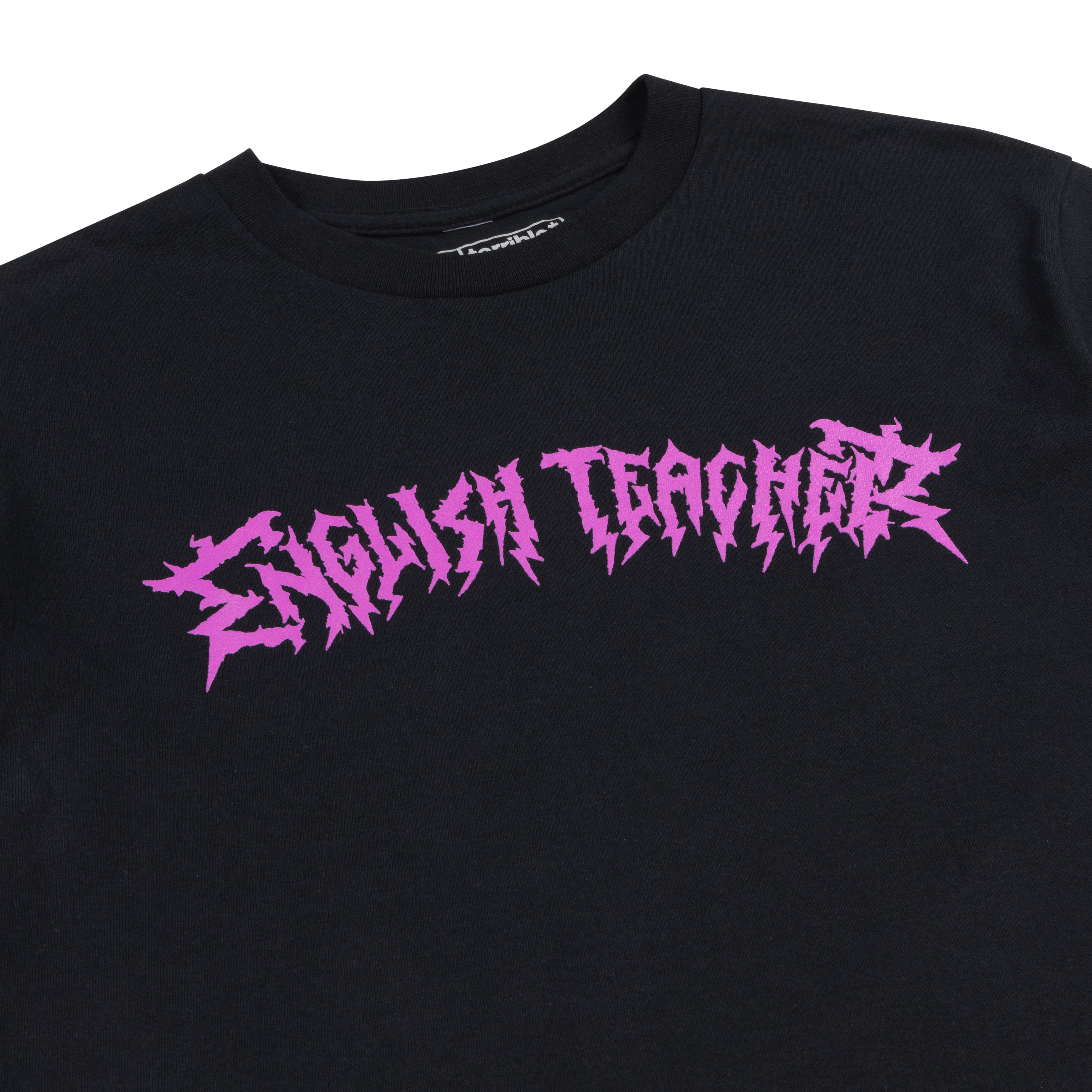 English Teacher - Punk Logo Black T-Shirt