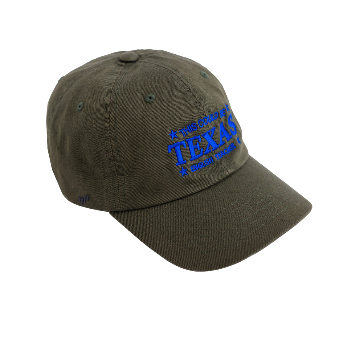 English Teacher - This Could Be Texas Green Embroidered Cap